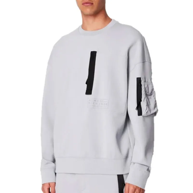 ARMANI EXCHANGEAE Sweatshirt Men's Light Gray-1