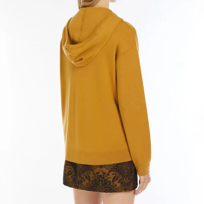 MaxMara Drawstring Long Sleeved Hoodie-2