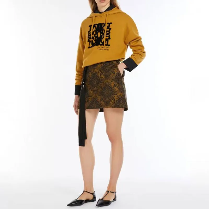 MaxMara Drawstring Long Sleeved Hoodie-3