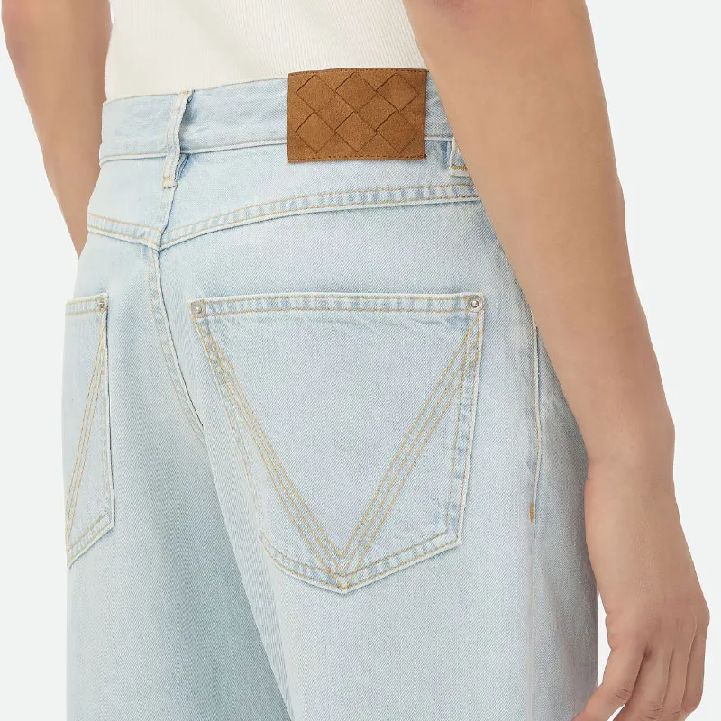 Bottega Veneta Mid Rise Straight Leg Jeans-3