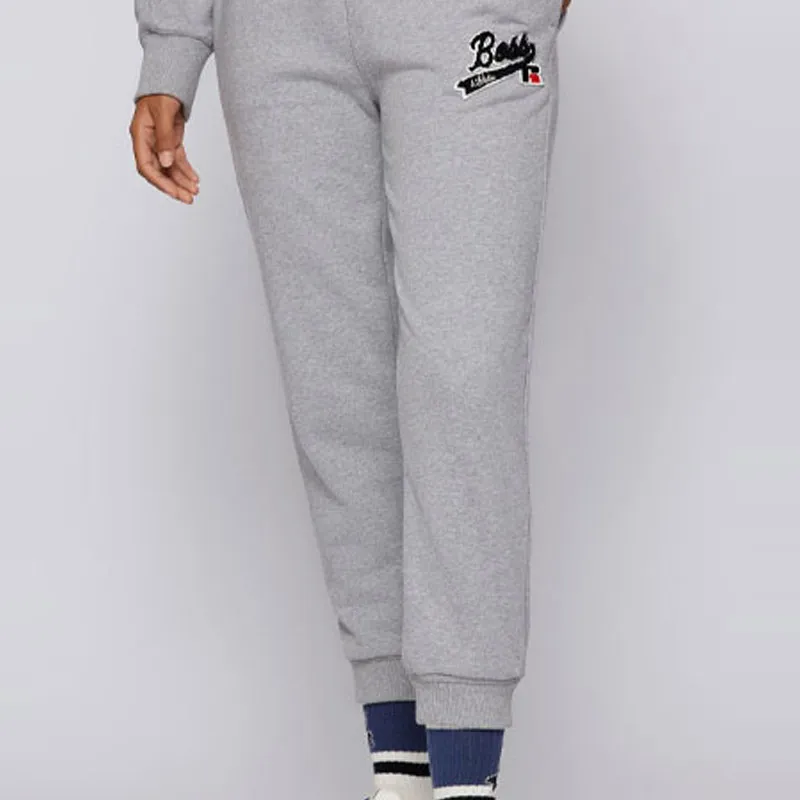 Russell Athletic X HUGO BOSS Knitted Sweatpants Women's Gray-1
