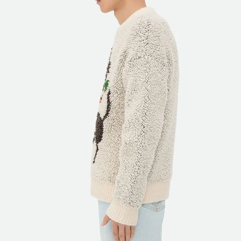 Bottega Veneta FW24 Cashmere Sweater Men's Beige-2