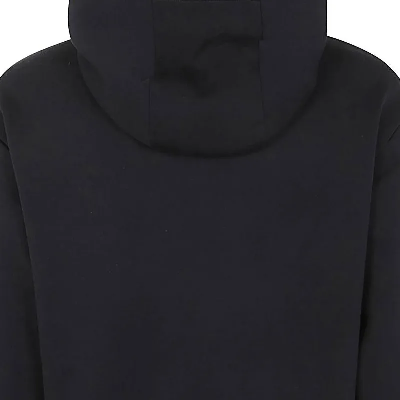 EMPORIO ARMANI Reversible Hooded Zip up Sweatshirt In Double Jersey-5