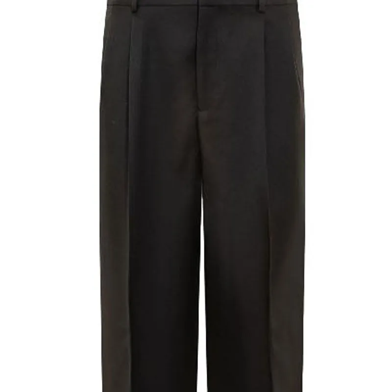 VERSACE Logo Patch Tailored Trousers-5