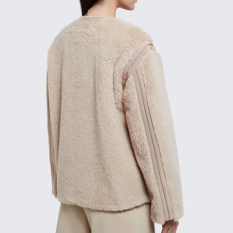 MaxMara Zip Up Crewneck Jacket-4