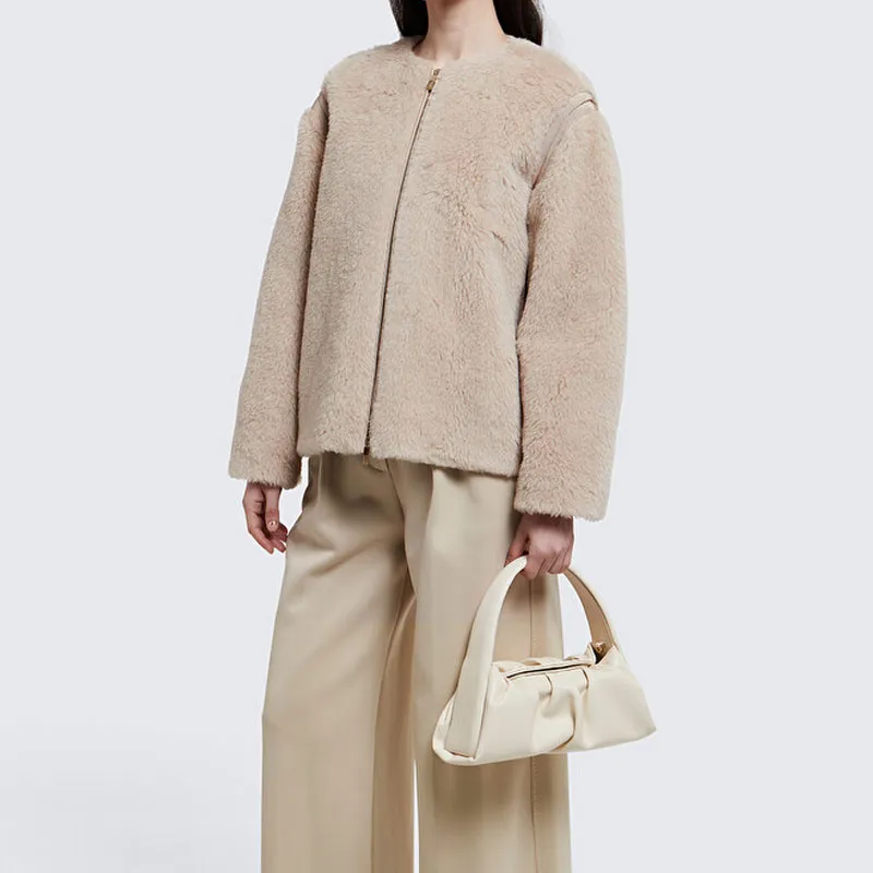 MaxMara Zip Up Crewneck Jacket-5