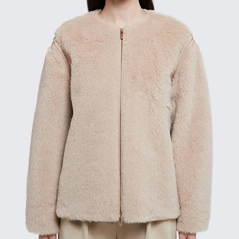 MaxMara Zip Up Crewneck Jacket-3
