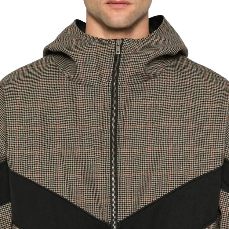 Golden Goose Deluxe Brand Checked Hooded Zip Up Jacket-4
