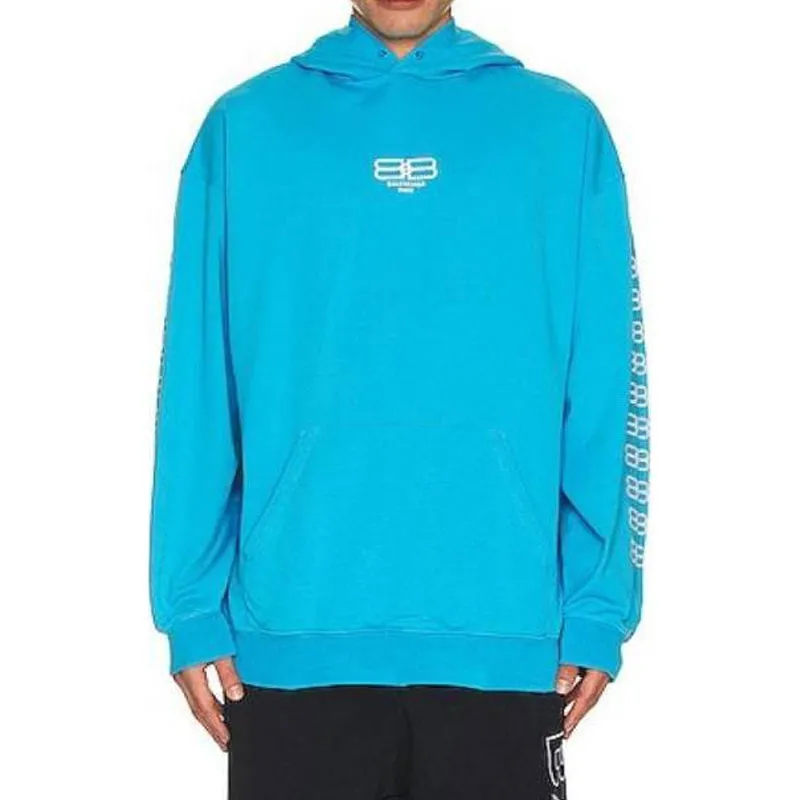 Balenciaga Sweatshirt Men's Blue-3