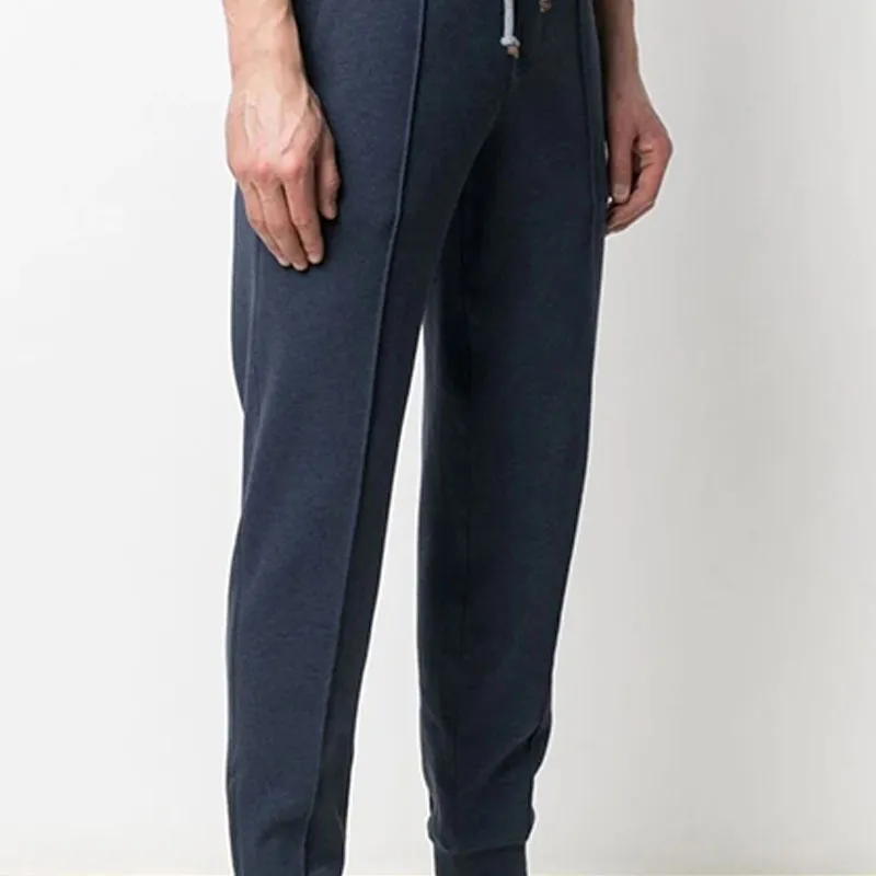 Brunello Cucinelli Drawstring Cuffed Sweatpants-4