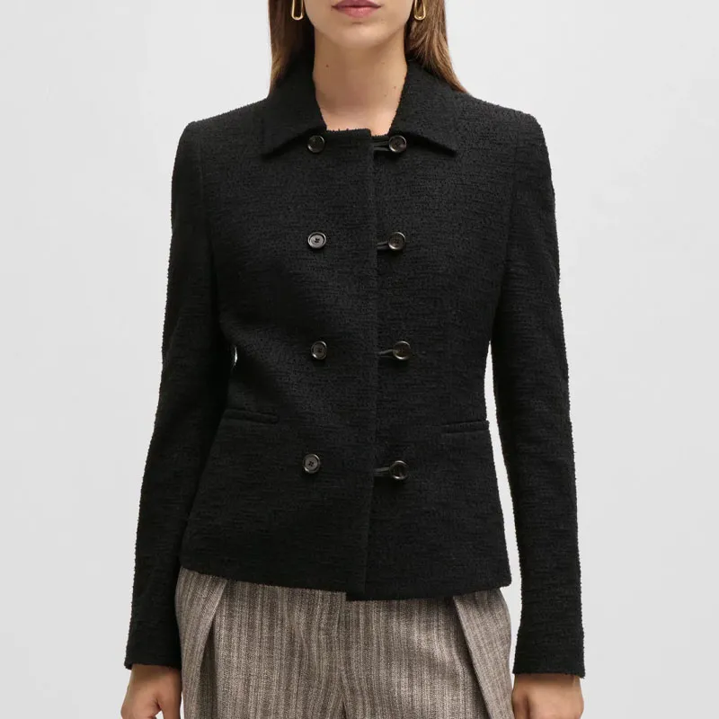HUGO BOSS Jackets Coats Women's Black-1
