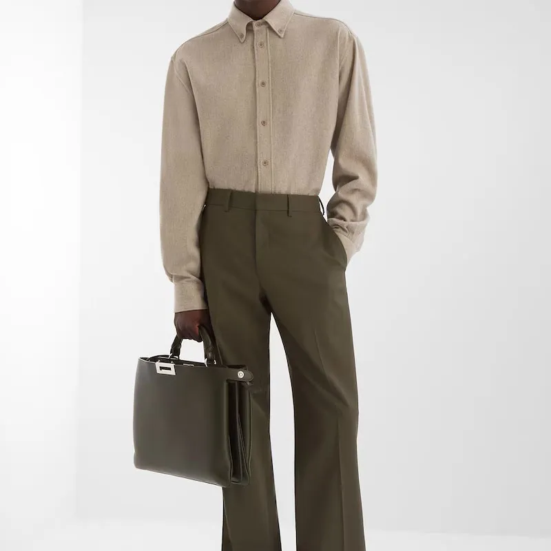 FENDI Long Sleeved Buttoned Shirt-3