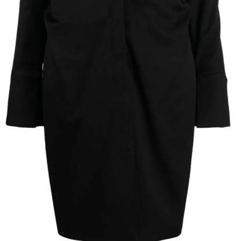 TOM FORD Long Sleeved Ruched Midi Dress-3