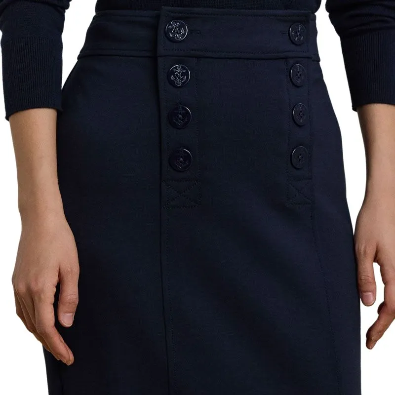 Polo Ralph Lauren SS25 Casual Long Skirt Women's Dark Blue-4