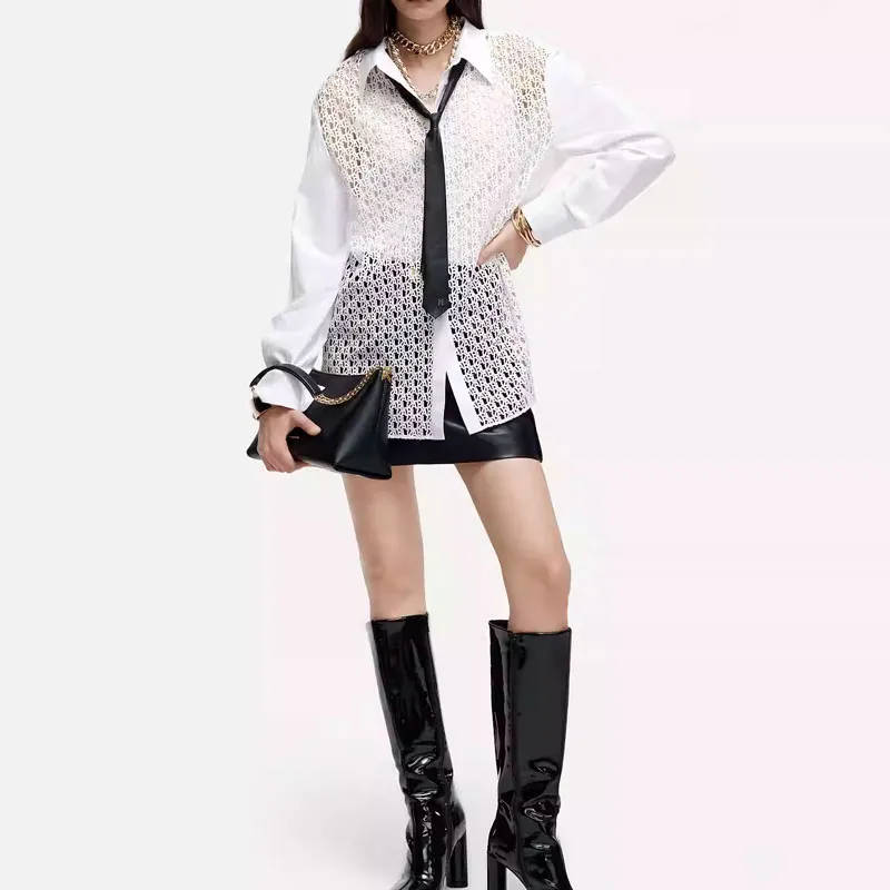 KARL LAGERFELD FW24 Shirt Women's White-1