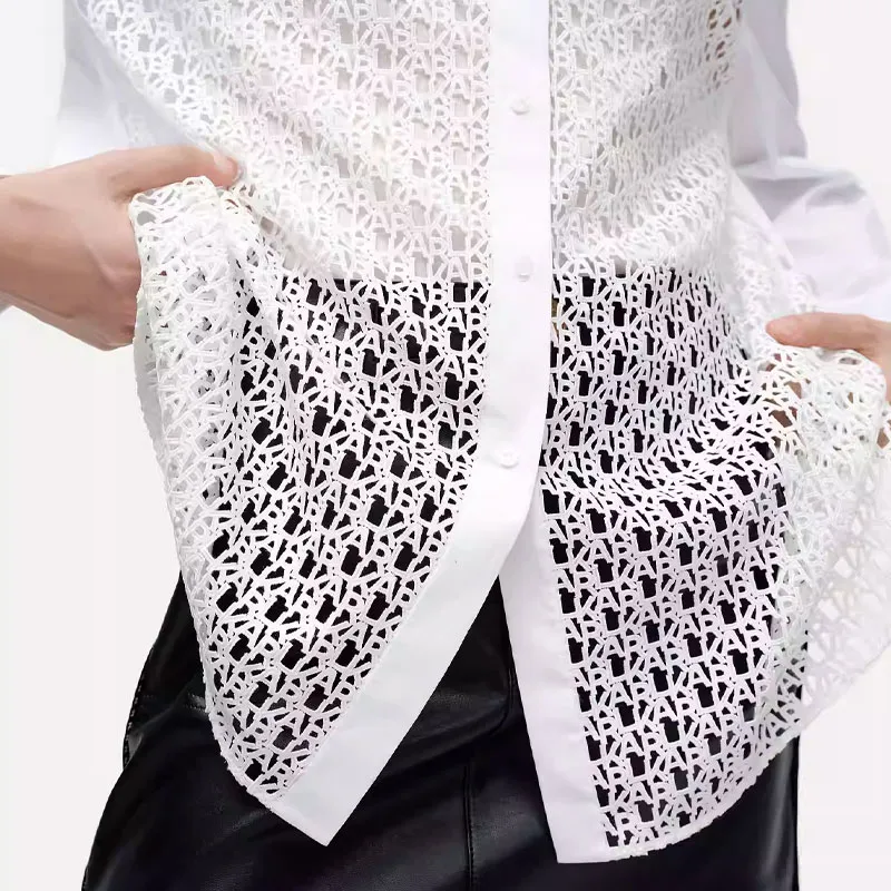 KARL LAGERFELD FW24 Shirt Women's White-5