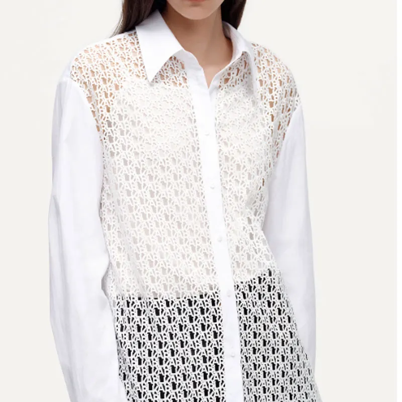 KARL LAGERFELD FW24 Shirt Women's White-3
