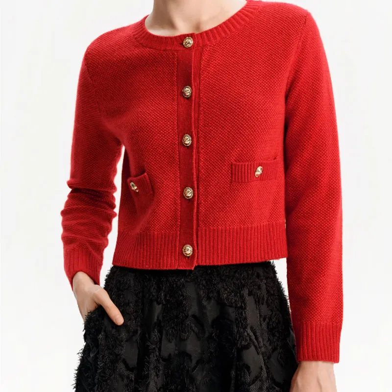 KARL LAGERFELD FW24 Knitwear Women's Red-3