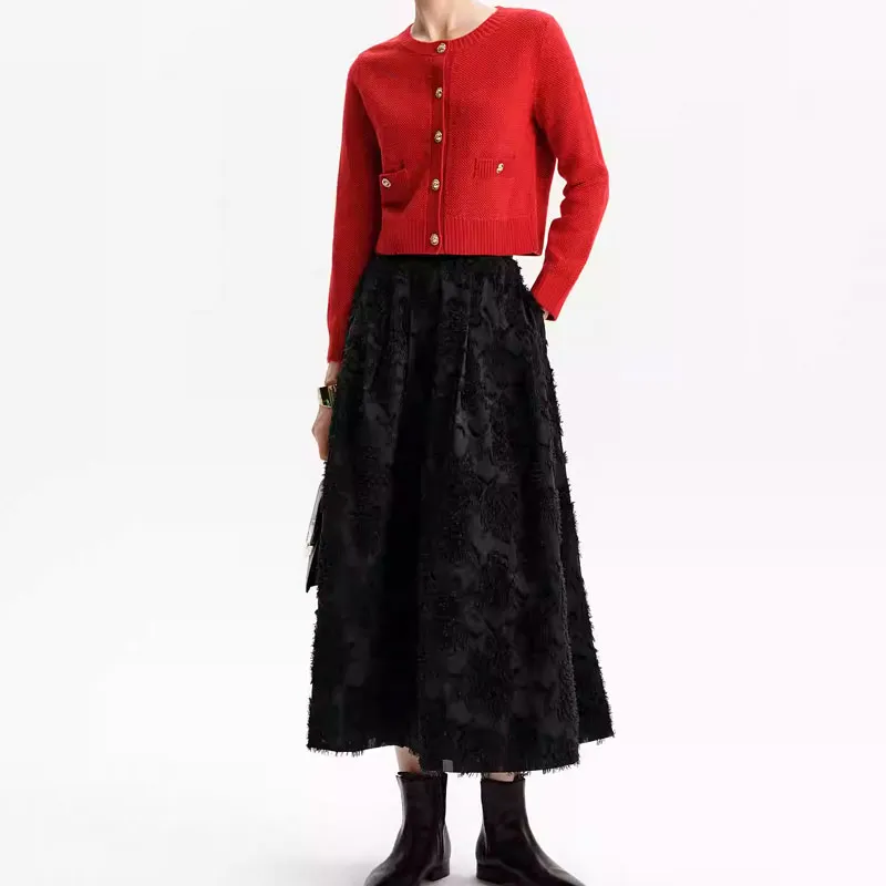 KARL LAGERFELD FW24 Knitwear Women's Red-4