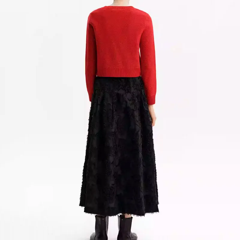 KARL LAGERFELD FW24 Knitwear Women's Red-6