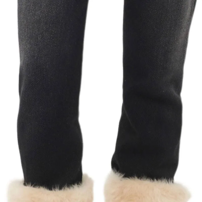 CHANEL COCO NEIGE Series Jeans Women's Black-6