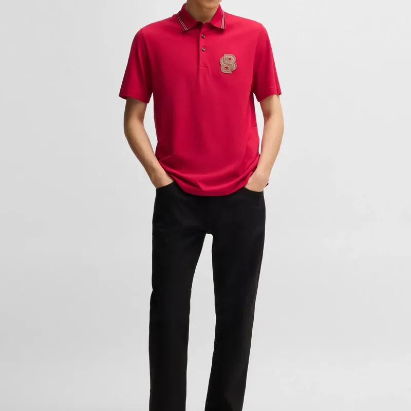 HUGO BOSS X Creation Of The Gods Cotton Polo Shirt-2