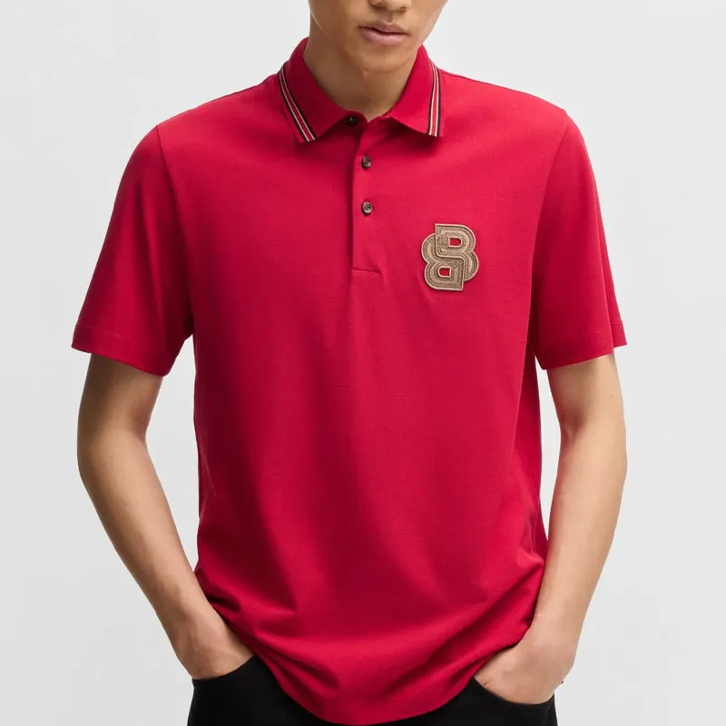 HUGO BOSS X Creation Of The Gods Cotton Polo Shirt-1