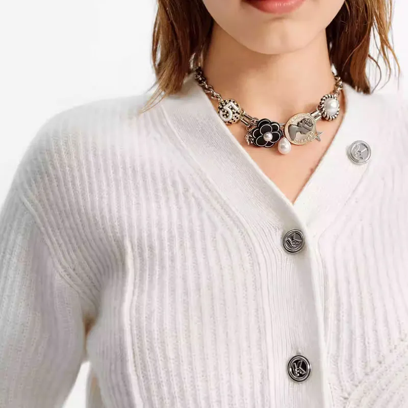 KARL LAGERFELD FW24 Sweater Women's White-7