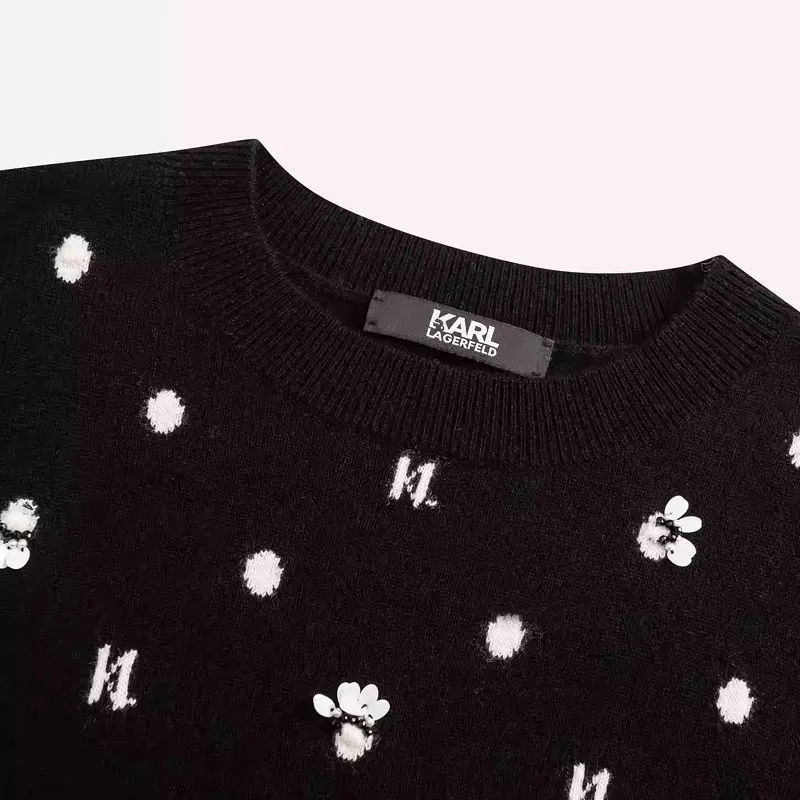 KARL LAGERFELD SS24 Sweater Women's Black-2