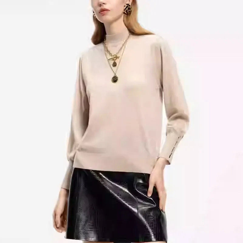 KARL LAGERFELD FW24 Sweater Women's Apricot-1