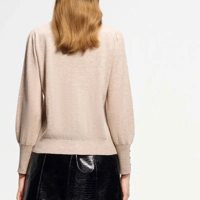 KARL LAGERFELD FW24 Sweater Women's Apricot-3