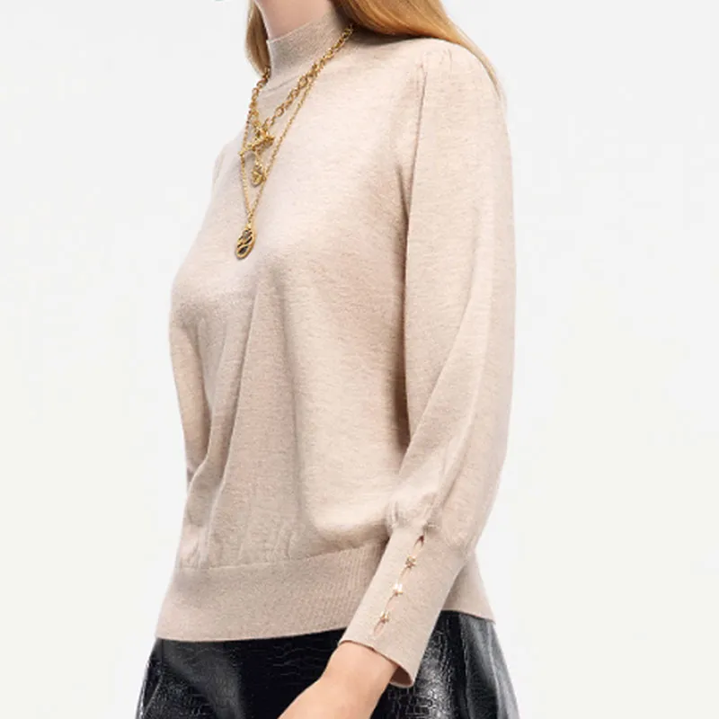 KARL LAGERFELD FW24 Sweater Women's Apricot-4