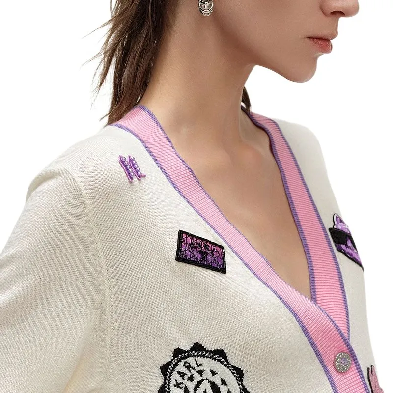 KARL LAGERFELD SS24 Sweater Women's White-7