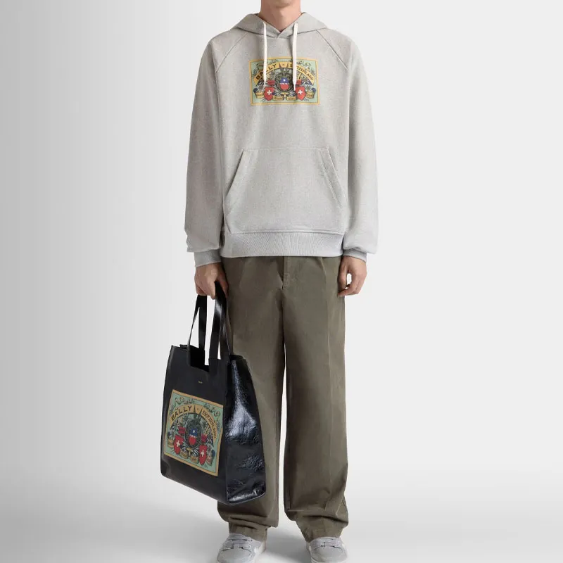 BALLY Logo Crest Hoodie-2