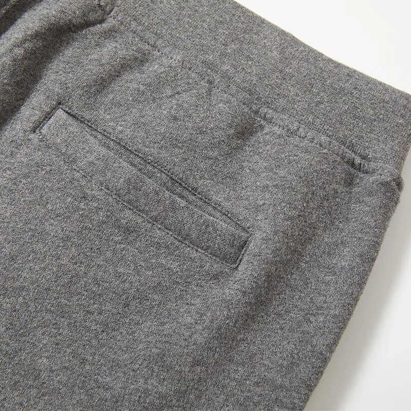 CORNELIANI Knitted Sweatpants Men's Gray-5