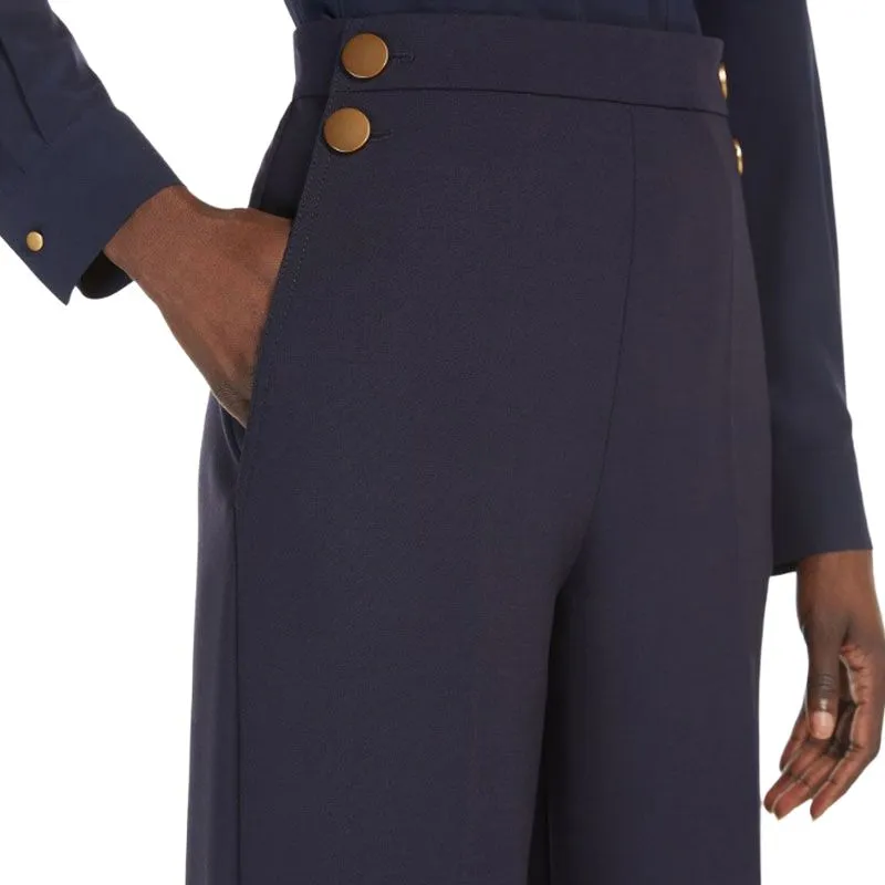 MaxMara Casual Pants Women's Ultramarine Blue-4
