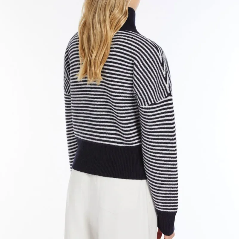 MaxMara FW24 Sweater Women's Dark Blue-2