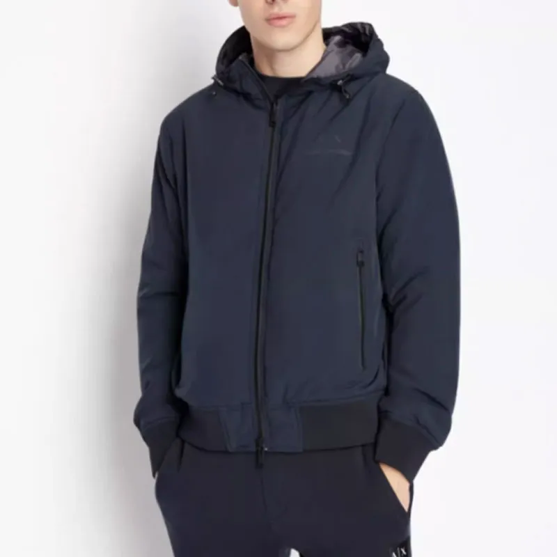 ARMANI EXCHANGEAE FW22 Puffer Jacket Men's Dark Blue-1
