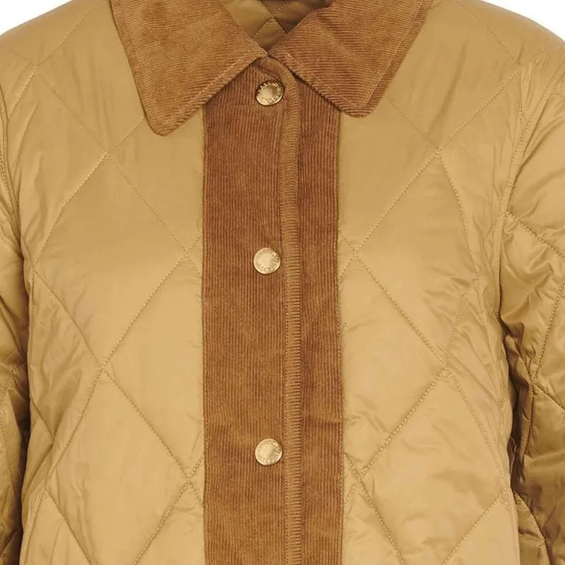 BARBOUR Highcliffe Quilted Jacket Jackets Coats Women's Brown-3
