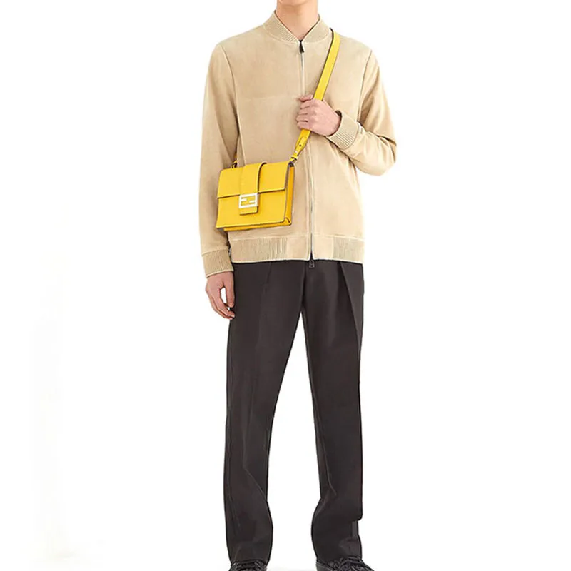 FENDI FW21 Jackets Coats Men's Beige-3