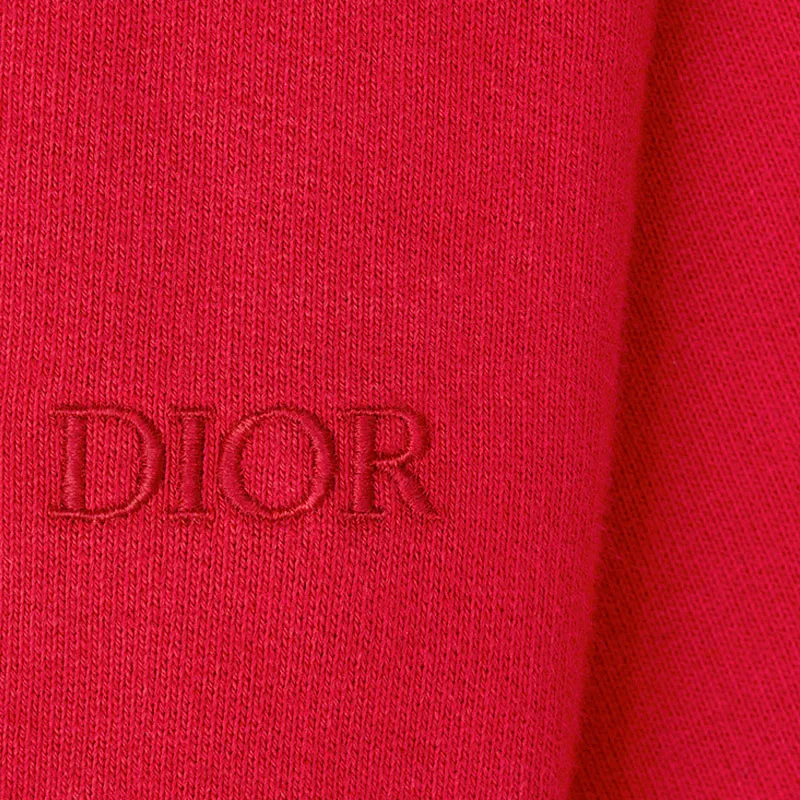DIOR Quarterly New Products Sweatshirts Men Red-4