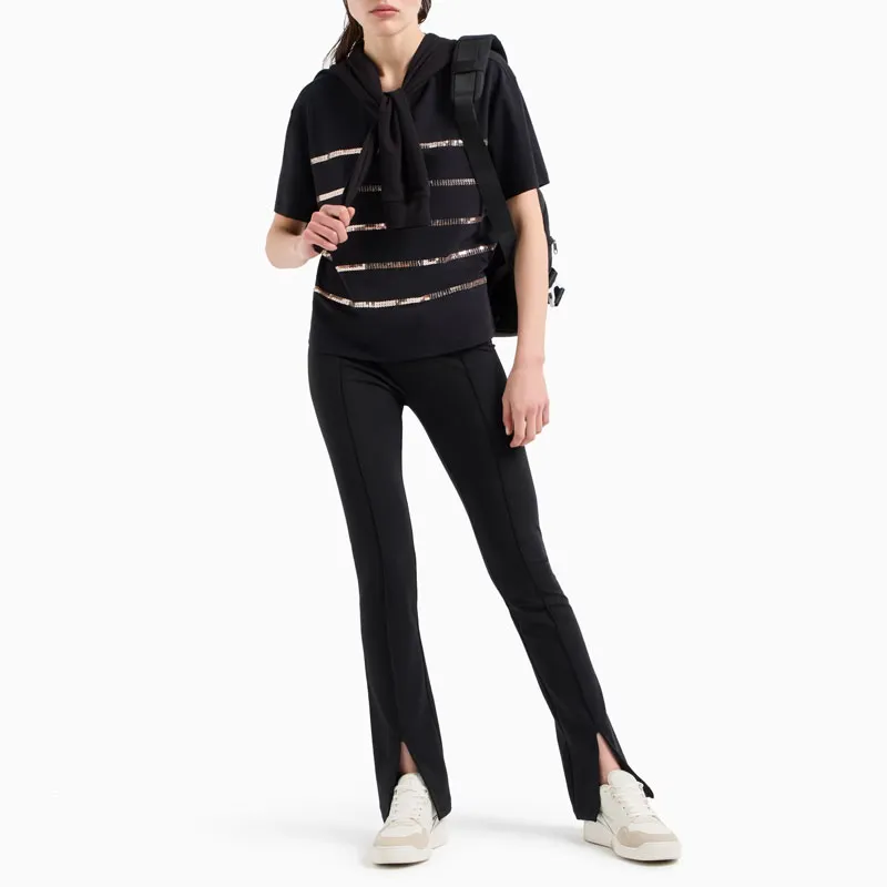 EMPORIO ARMANI EA7 Leggings Women's Black-3