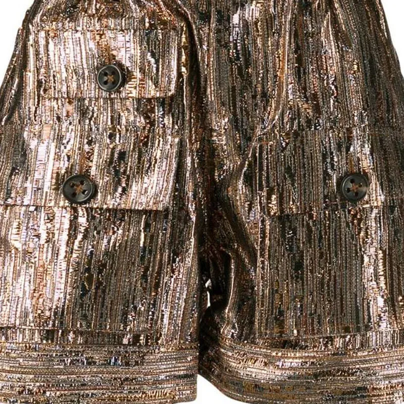 DSQUARED2 Metallic Effect Shorts-4