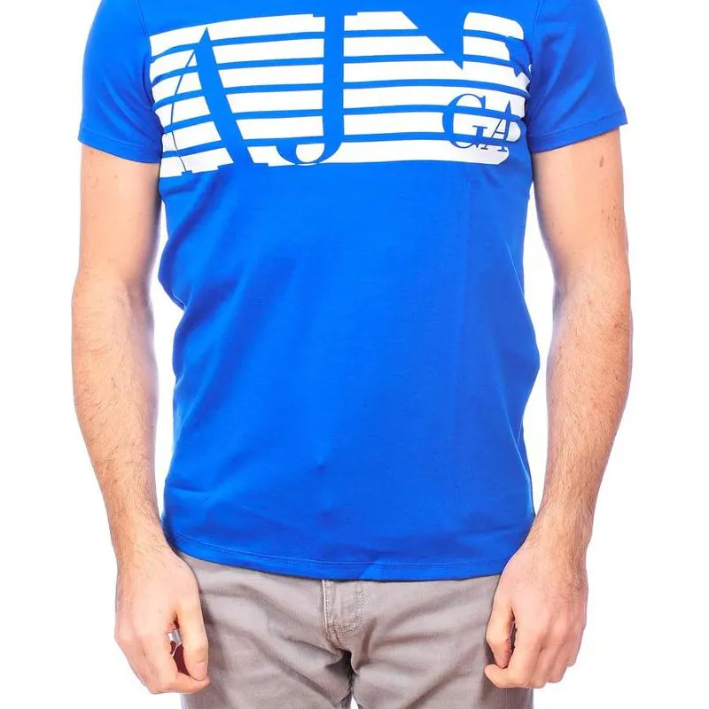 ARMANI JEANS T Shirt Men's Blue-3