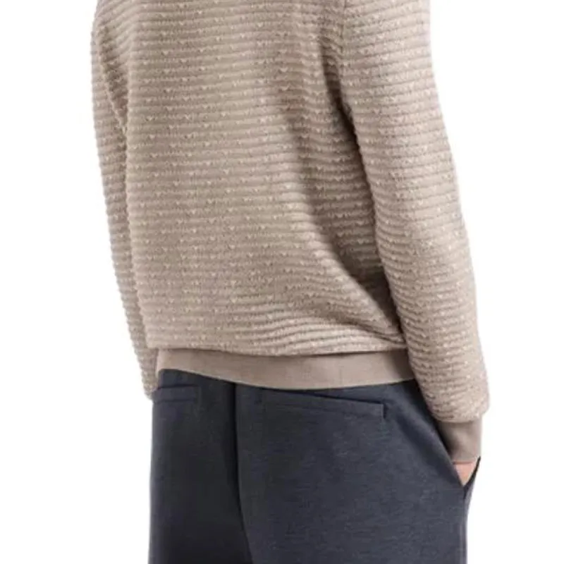 EMPORIO ARMANI Striped Ribbed Jumper-4