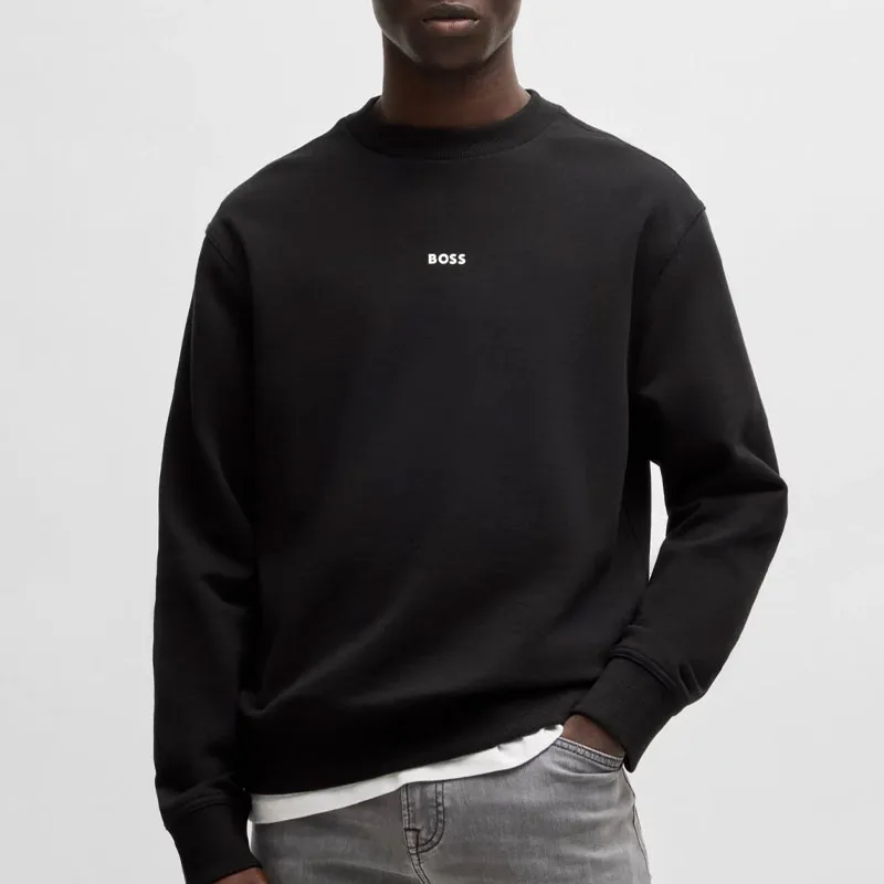HUGO BOSS Logo Detailed Regular Fit Sweatshirt-1