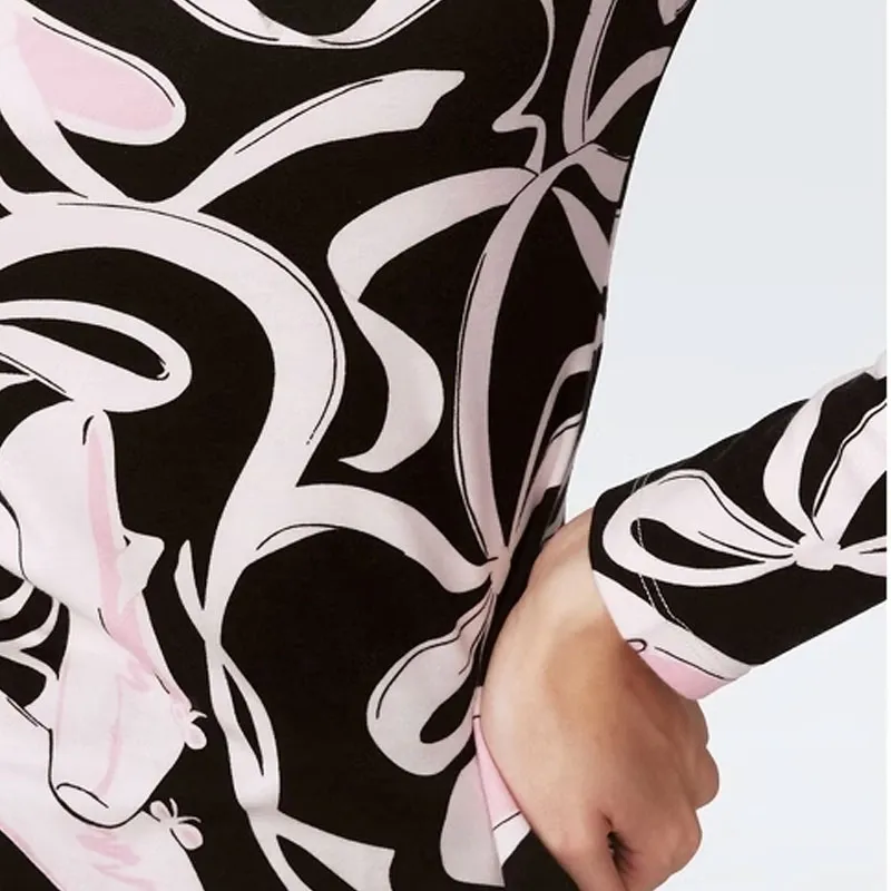 Diane Von Furstenberg FW24 Batwing Sleeve T-Shirt Women's Multicolor-4