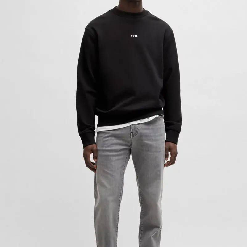 HUGO BOSS Logo Detailed Regular Fit Sweatshirt-3
