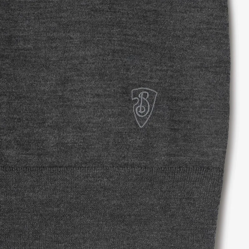 Burberry Logo Embroidered Knitted Polo Top-4
