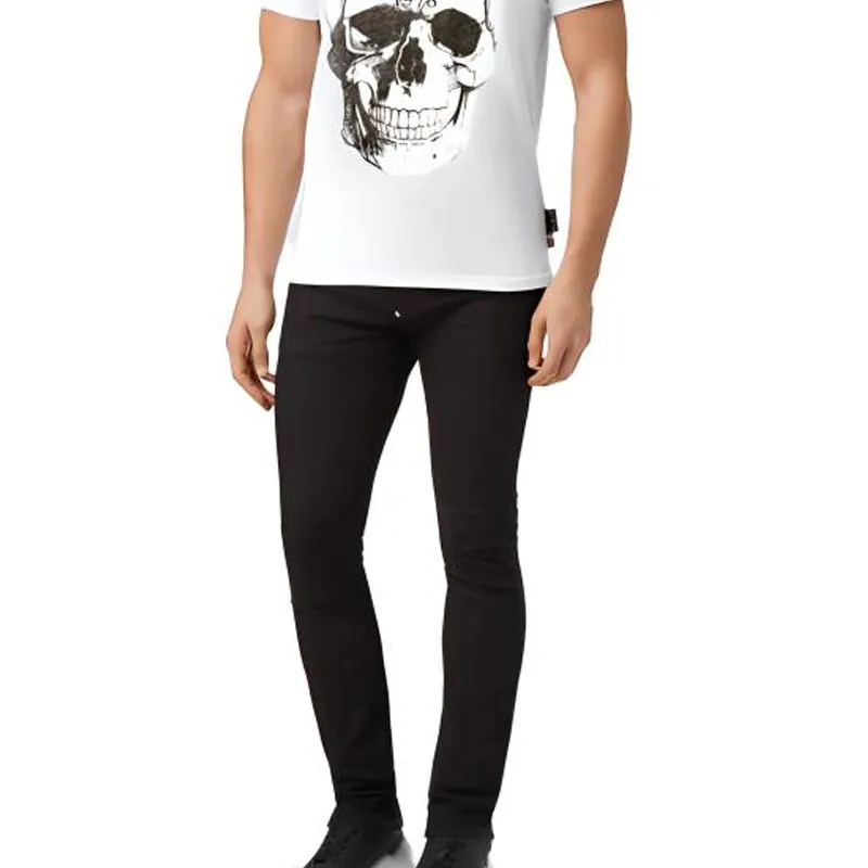 PHILIPP PLEIN T Shirts Men White-4